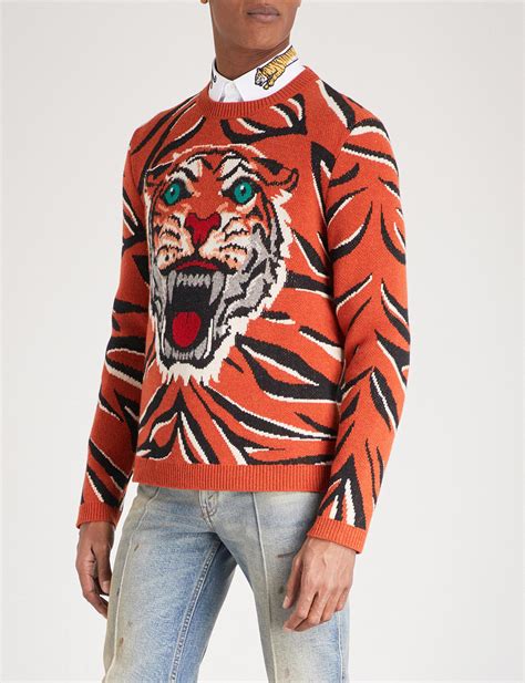 gucci tiger jumper